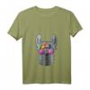 Damen Hippie Llama Love Peace Zeichen T-Shirt im Retro 70er Jahre Stil – Tierliebe, Frieden & Freundlichkeit