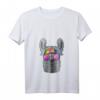 Damen Hippie Llama Love Peace Zeichen T-Shirt im Retro 70er Jahre Stil – Tierliebe, Frieden & Freundlichkeit