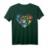Hunde Pfote Hund Haustier Pfotenabdruck T-Shirt - Perfekte Geschenkidee für Hundeliebhaber und Tierfreunde