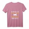Damen Lustiges Du Bist Nicht Meine Katze Spruch T-Shirt mit V-Ausschnitt - Perfektes Weihnachts- oder Geburtstagsgeschenk für Katzenfans
