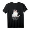 Erkenne die Zeichen Mittelfinger Fan Katzenbesitzer Haustier T-Shirt – Witziges Geschenk für Katzenliebhaber, Katzenfans & Tierfreunde zum Geburtstag & Weihnachten