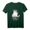 Erkenne die Zeichen Mittelfinger Fan Katzenbesitzer Haustier T-Shirt – Witziges Geschenk für Katzenliebhaber, Katzenfans & Tierfreunde zum Geburtstag & Weihnachten