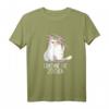 Erkenne die Zeichen Mittelfinger Fan Katzenbesitzer Haustier T-Shirt – Witziges Geschenk für Katzenliebhaber, Katzenfans & Tierfreunde zum Geburtstag & Weihnachten