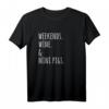 Wochenenden Wein Minischweine Haustier T-Shirt – Perfektes Geschenk für Minischweine Liebhaber und Tierfreunde