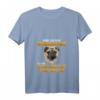 Damen Mops Hund Haustier Geschenk T-Shirt mit V-Ausschnitt – Lustiges Hundemotiv für Mops Fans, Gassi & Hundeschule, Perfekt als Geschenk