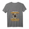 Damen Mops Hund Haustier Geschenk T-Shirt mit V-Ausschnitt – Lustiges Hundemotiv für Mops Fans, Gassi & Hundeschule, Perfekt als Geschenk