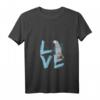 Damen Love African Graue Papagei Geschenk - Haustier-Papagei T-Shirt mit V-Ausschnitt für Vogelliebhaber, Tierärzte & Zookeeper