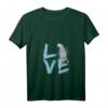 Damen Love African Graue Papagei Geschenk - Haustier-Papagei T-Shirt mit V-Ausschnitt für Vogelliebhaber, Tierärzte & Zookeeper