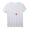 Damen Hund Katze Herzlinie EKG Pfote T-Shirt mit V-Ausschnitt – Lustiges Tierherzschlag Design für Katzen- und Hundeliebhaber, Geschenkidee für Tierfreunde