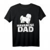 Havaneser Papa T-Shirt – Klassisches Hundevater Shirt für Hundebesitzer & Väter, perfekt als Geschenk