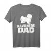 Havaneser Papa T-Shirt – Klassisches Hundevater Shirt für Hundebesitzer & Väter, perfekt als Geschenk