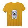 Havaneser Wasserfarben Hund T-Shirt - Lustiges Hundemama Motiv, Geschenkidee zum Geburtstag & Alltag für Hundeliebhaber