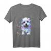 Havaneser Wasserfarben Hund T-Shirt - Lustiges Hundemama Motiv, Geschenkidee zum Geburtstag & Alltag für Hundeliebhaber