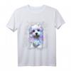 Havaneser Wasserfarben Hund T-Shirt - Lustiges Hundemama Motiv, Geschenkidee zum Geburtstag & Alltag für Hundeliebhaber