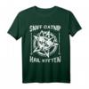 Sniff Catnip Hail Kitten Death Metal Katze T-Shirt – Dunkles Gothic & Heavy Metal Katzen Design für Metalheads, Punk Rocker & Horrorfans