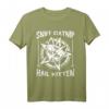 Sniff Catnip Hail Kitten Death Metal Katze T-Shirt – Dunkles Gothic & Heavy Metal Katzen Design für Metalheads, Punk Rocker & Horrorfans