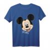 HapFrog Mickey Mouse Smile Face Portrait Graphic T-Shirt - Official Disney Licensed Tee für Fans & Nostalgiker