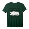 Lustiges Katzen-Schlafshirt für Damen und Herren – Witziges Faulenzer-Shirt für Morgenmuffel, Langschläfer und Katzenliebhaber