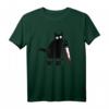 Funny Black Cat Shirt - Mörderischer Katze mit Messer Design, Perfekt für Katzenliebhaber, Halloween & Feiertage Geschenk