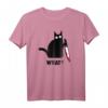 Funny Black Cat Shirt - Mörderischer Katze mit Messer Design, Perfekt für Katzenliebhaber, Halloween & Feiertage Geschenk
