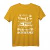 Mein Schatten hat 4 Pfoten und einen Schwanz - Hunde T-Shirt für Hundeliebhaber, perfekte Geschenkidee zu Weihnachten & Geburtstag