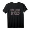 Lustiges Hundeliebhaber Frauchen T-Shirt mit Spruch 'Der Hund tut nix ich schon' – Perfektes Geschenk für Hundehalterinnen zu Geburtstag & Weihnachten