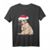 Weihnachts Mops Hunde Liebhaber T-Shirt - Lustiges Hundeliebhaber Design für die Feiertage