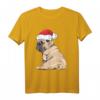 Weihnachts Mops Hunde Liebhaber T-Shirt - Lustiges Hundeliebhaber Design für die Feiertage