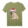 Weihnachts Mops Hunde Liebhaber T-Shirt - Lustiges Hundeliebhaber Design für die Feiertage
