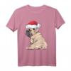 Weihnachts Mops Hunde Liebhaber T-Shirt - Lustiges Hundeliebhaber Design für die Feiertage