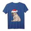 Weihnachts Mops Hunde Liebhaber T-Shirt - Lustiges Hundeliebhaber Design für die Feiertage