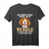 Beagle Hund T-Shirt - Lustiges 'Ich arbeite hart damit mein Beagle sein Luxusleben genießen kann' Geschenk für Hundeliebhaber
