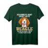 Beagle Hund T-Shirt - Lustiges 'Ich arbeite hart damit mein Beagle sein Luxusleben genießen kann' Geschenk für Hundeliebhaber