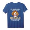 Beagle Hund T-Shirt - Lustiges 'Ich arbeite hart damit mein Beagle sein Luxusleben genießen kann' Geschenk für Hundeliebhaber