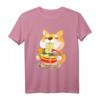 Japanisches Kawaii Shiba Inu Hund Ramen T-Shirt – Niedliches Anime-inspiriertes Design für Japan- und Hunde-Fans