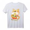 Japanisches Kawaii Shiba Inu Hund Ramen T-Shirt – Niedliches Anime-inspiriertes Design für Japan- und Hunde-Fans