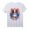 Papillon Hund mit Blumen T-Shirt für Hundebesitzer & Hundeliebhaber – Perfektes Geschenk für Züchter & Hundeliebhaber