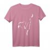 Hund mit Mond T-Shirt – Trendiges Tierliebhaber Shirt für Hundehalter und Hundeliebhaber
