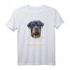 Abstand halten - Kein Angst Schutzhund T-Shirt für Hundehalter | Rottweiler & Hundespaziergänge