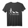 Ich Meine Follower Schäferhund Hunde Spruch T-Shirt – Lustiges Hunde Design für Hundeliebhaber, Welpen & Rassevielfalt als Geschenkidee