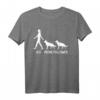Ich Meine Follower Schäferhund Hunde Spruch T-Shirt – Lustiges Hunde Design für Hundeliebhaber, Welpen & Rassevielfalt als Geschenkidee