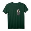Mops Pug Pocket Hund Brusttasche T-Shirt – Lustiges Hundemotiv für Hundeliebhaber, Züchter & Fans, Perfektes Geschenk für Muttertag, Vatertag, Weihnachten & Geburtstag