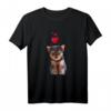 Shirt mit Yorkshire Terrier Hund und Herz - Lustiges und buntes Hundemotiv T-Shirt für Hundeliebhaber, Hundemamas & Papas