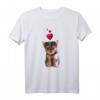 Shirt mit Yorkshire Terrier Hund und Herz - Lustiges und buntes Hundemotiv T-Shirt für Hundeliebhaber, Hundemamas & Papas