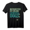 Introvertierte Hundeliebhaber T-Shirt - Lustiges Design für Hunde-Diskussionen und Hundeliebe, Perfekt als Geschenk