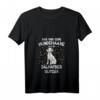 Damen Dalmatiner Glitzer Hundehalter T-Shirt mit V-Ausschnitt – Lustiges Geschenk für Hundebesitzerinnen, Geburtstag & Weihnachten
