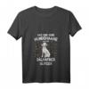 Damen Dalmatiner Glitzer Hundehalter T-Shirt mit V-Ausschnitt – Lustiges Geschenk für Hundebesitzerinnen, Geburtstag & Weihnachten