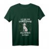Damen Dalmatiner Glitzer Hundehalter T-Shirt mit V-Ausschnitt – Lustiges Geschenk für Hundebesitzerinnen, Geburtstag & Weihnachten