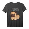 I Puggin' Love You - Lustiges Valentinstag Mops Hund Spruch T-Shirt mit niedlicher Hunde Illustration, perfektes Geschenk für Hundefreunde & Partnersuche