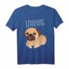 I Puggin' Love You - Lustiges Valentinstag Mops Hund Spruch T-Shirt mit niedlicher Hunde Illustration, perfektes Geschenk für Hundefreunde & Partnersuche
